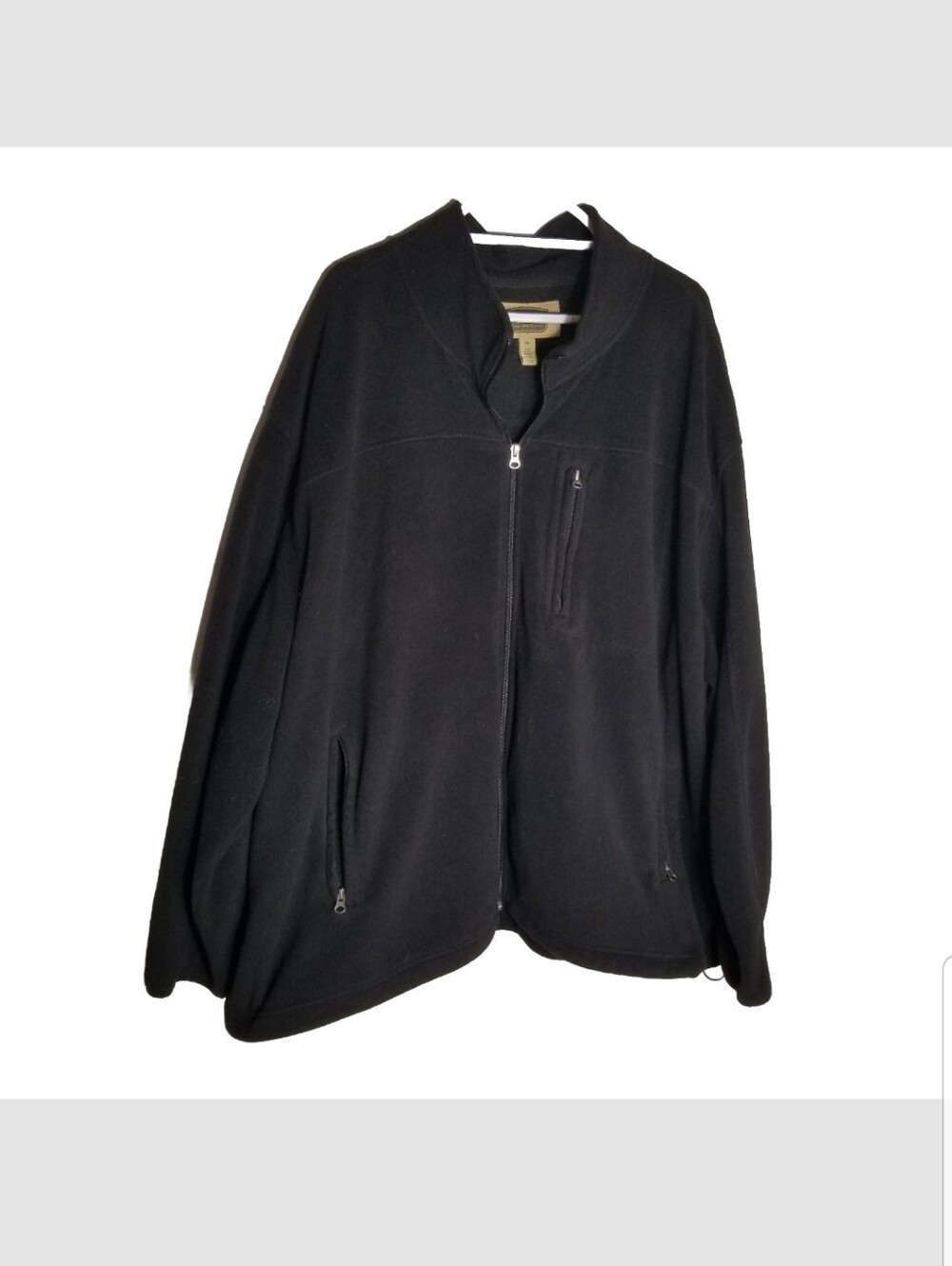 Foundry Supply Co Jacket Men's 5XL Black Fleece Full Zip Pockets